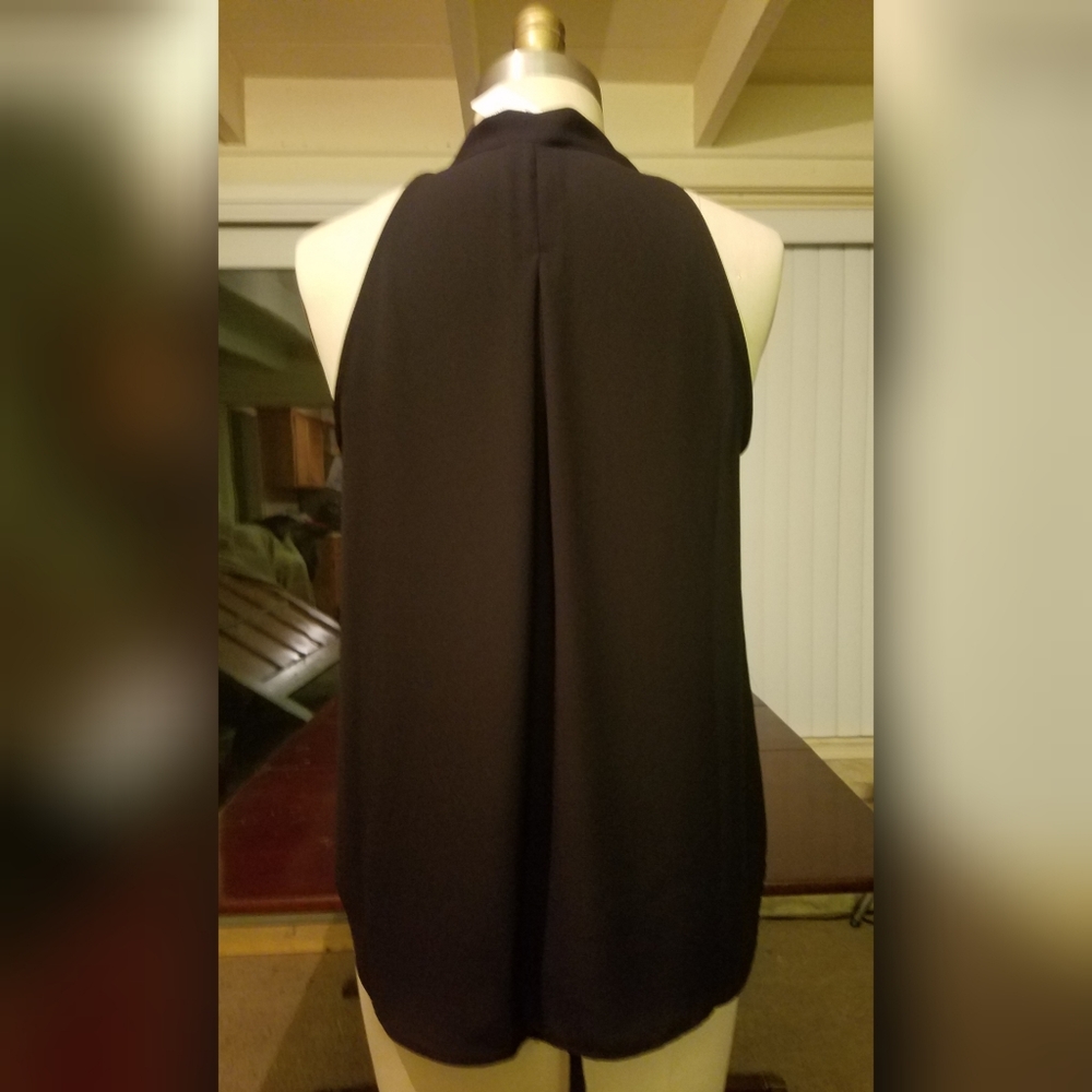 Ann Taylor Pleated Tie Neck Halter Shell - Picture 5 of 16